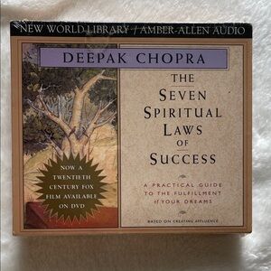 New Deepak Chopra the seven spiritual laws of success on DVD
